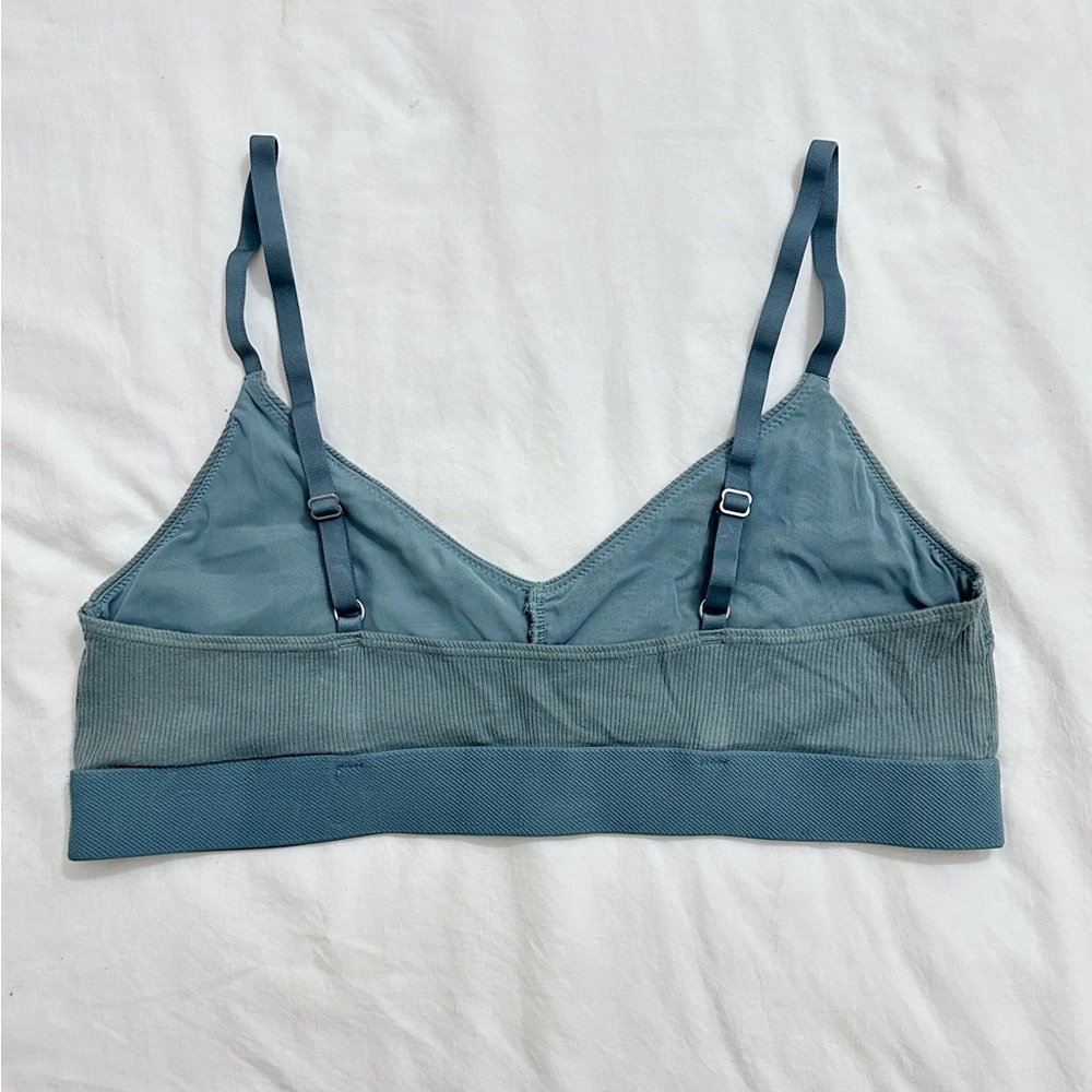 Gilly Hicks Triangle Bralette – Teal *Logo – M - Picture 3 of 7